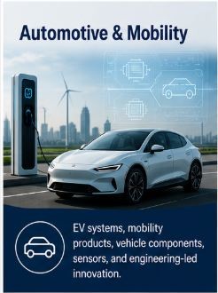 Automotive and mobility innovation materials